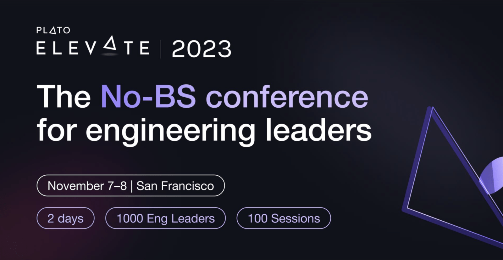 Plato Elevate November 7-8, 2023