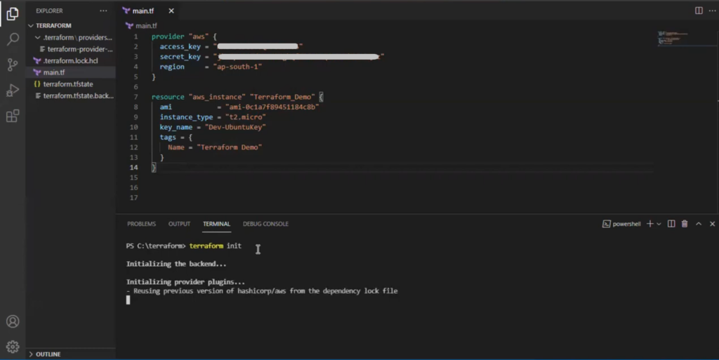 Terraform development